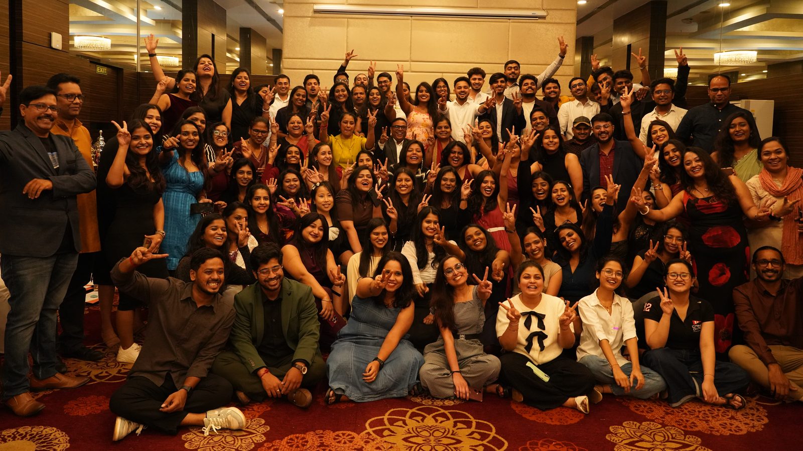 Peepal celebrating together